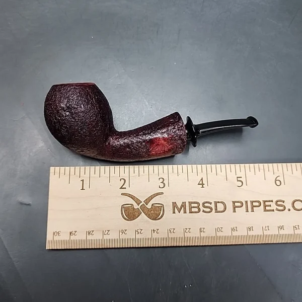 Nathan Armentrout Sandblasted Danish Apple Handmade Briar Pipe, New [SOLD OUT] - Image 12