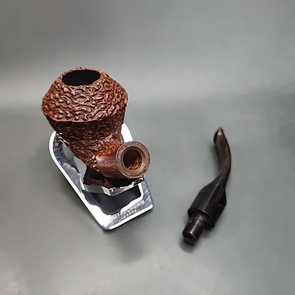 Prince of Wales by GBD Rusticated Bent Rhodesian Estate Briar Pipe, Unsmoked [SOLD OUT] - Image 12