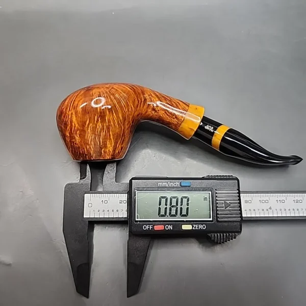 Chacom Richmond 410 Smooth Bent Apple Estate Briar Pipe, Unsmoked [SOLD OUT] - Image 12