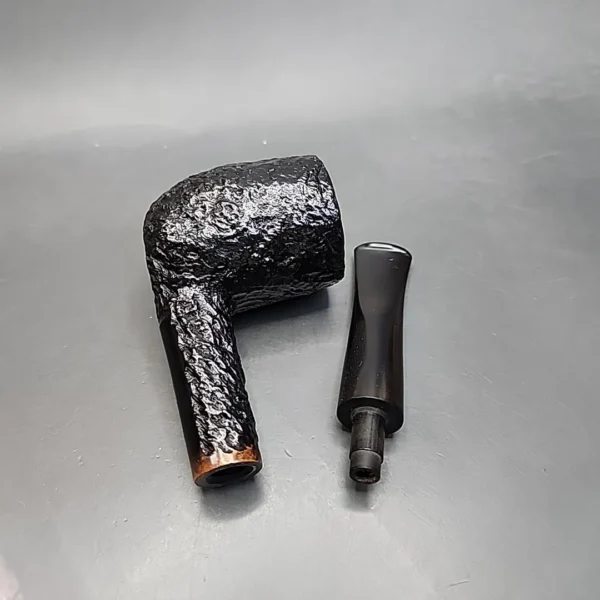 Charatans Make 4420 Sandblasted Straight Billiard Estate Briar Pipe - Image 12