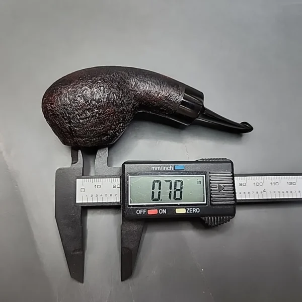 Jared Coles 2022 Sandblasted Squat Tomato Handmade Estate Briar Pipe [SOLD OUT] - Image 12
