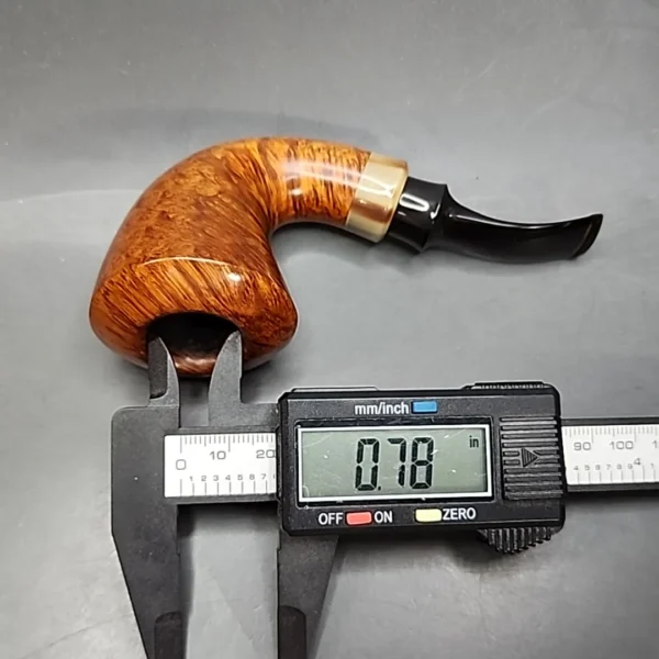 S Bang 8 Copenhagen Smooth Bent Horn Estate Briar Pipe [SOLD OUT] - Image 12
