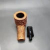 Castello Natural Vergin Rusticated Straight Pot Estate Briar Pipe [SOLD OUT] - Image 12