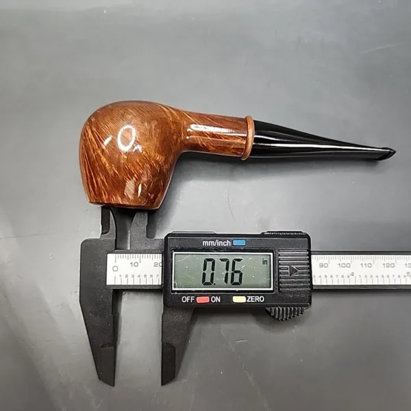 Chacom Trekking 263 Smooth Straight Apple Estate Briar Pipe Unsmoked, 9mm / Adapter - Image 12