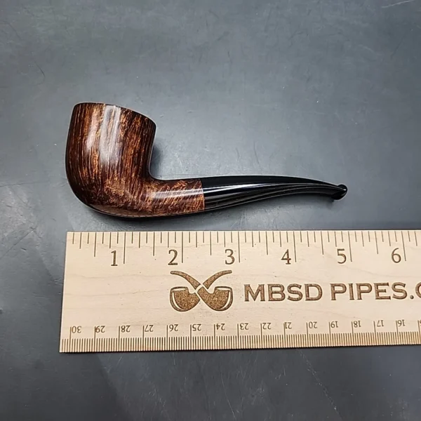 Sean Reum Pipes Smooth Bent Dublin Handmade Briar Pipe, New - Image 12