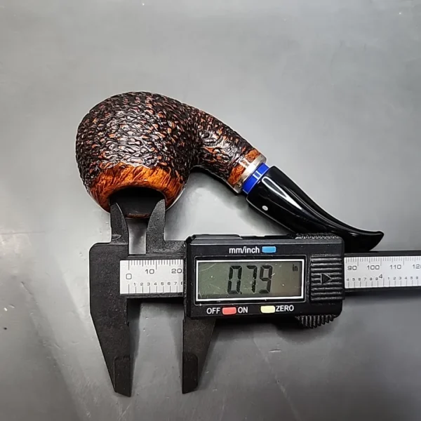 Vauen McRooty 415 Rusticated Bent Apple Estate Briar Pipe, Unsmoked, 9mm [SOLD OUT] - Image 12