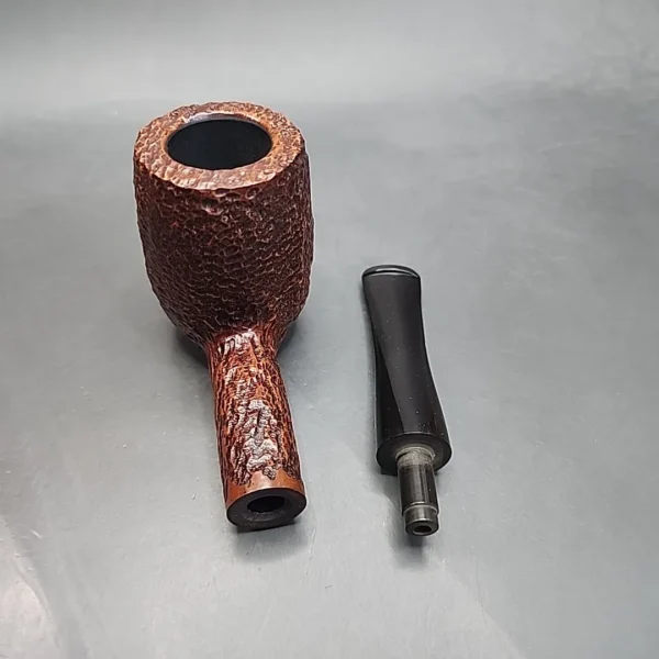 Savinelli Gigantes 111 EX Rusticated Straight Billiard Estate Briar Pipe, Unsmoked [SOLD OUT] - Image 12