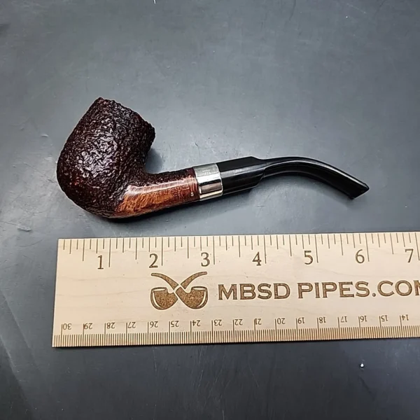 James Upshall Handmade 5 Rusticated Bent Billiard Estate Briar, Pipe Unsmoked [SOLD OUT] - Image 12