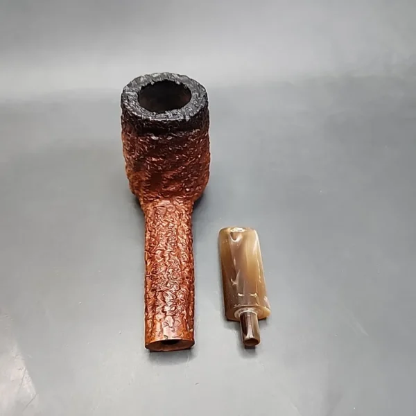 Caminetto Business 119 KS Rusticated Straight Brandy Estate Briar Pipe [SOLD OUT] - Image 12