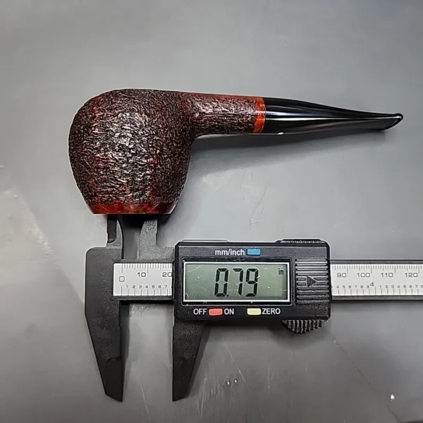 Vauen Konsul 481 Rusticated Straight Apple Estate Briar Pipe, Unsmoked, 9mm - Image 12