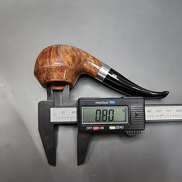 Chacom Golden Grain Smooth Bent Rhodesian Estate Briar Pipe, Unsmoked [SOLD OUT] - Image 12