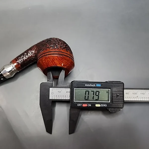 Vauen Select 302 Rusticated Bent Rhodesian Estate Briar Pipe, Unsmoked 9mm [SOLD OUT] - Image 12