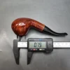 Chacom Trekking 262 Smooth Bent Apple Estate Briar Pipe, Unsmoked, 9mm, Adapter [SOLD OUT] - Image 12