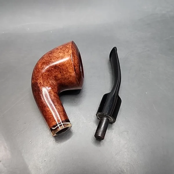 Italian Smooth Bent Dublin Estate Briar Pipe, Unsmoked [SOLD OUT] - Image 12