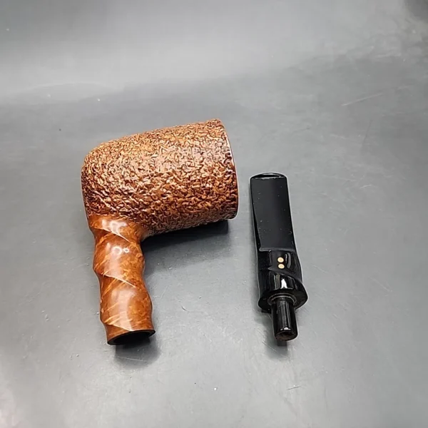 Radice Rind GO Spiral Shank Billiard Estate Briar Pipe, Italian Estates [SOLD OUT] - Image 12