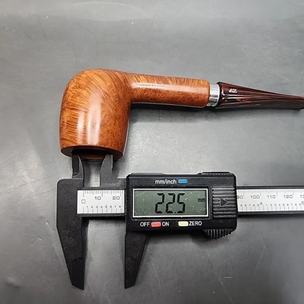 Chacom Cordoba Smooth Straight Billiard Estate Briar Pipe, Unsmoked [SOLD OUT] - Image 12