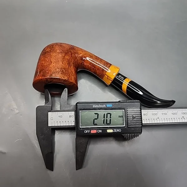 Chacom Richmond 403, Smooth Bent Dublin Estate Briar Pipe, Unsmoked [SOLD OUT] - Image 12