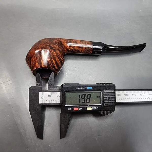 Orlik London 5378 Smooth Bent Rhodesian Estate Briar Pipe, Unsmoked [SOLD OUT] - Image 12