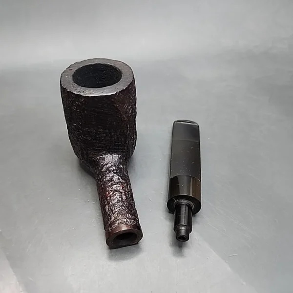 Charatans Make 652 DC Sandblasted Panel Estate Briar Pipe, Lane Era - Image 12