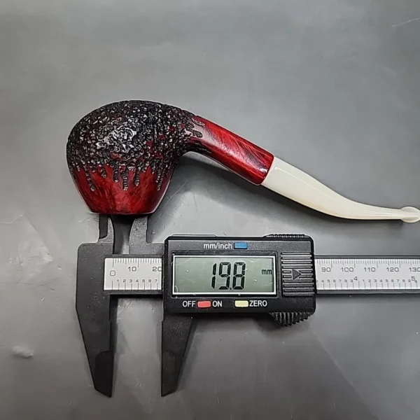 Nording 2000 Hunter Wild Boar Pipe Bent Brandy Estate Briar Pipe, Unsmoked [SOLD OUT] - Image 12