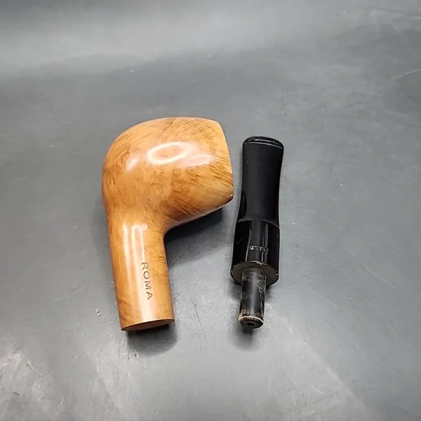 Roma Smooth Straight Apple Estate Briar Pipe, Unsmoked [SOLD OUT] - Image 12