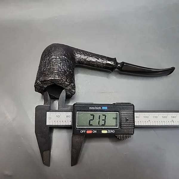 Celius Root Pawn 11 Sandblasted Bent Dublin Estate Briar Pipe [SOLD OUT] - Image 12