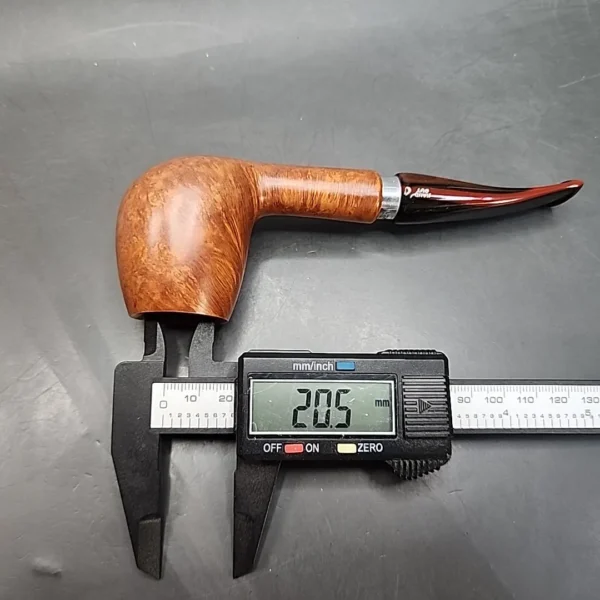 Chacom Cordoba 861 Smooth Bent Estate Briar Pipe, Unsmoked [SOLD] - Image 13