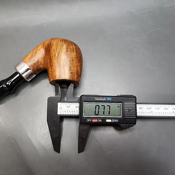 Peterson Premier 307 Smooth Bent Billiard Estate Briar Pipe, Unsmoked [SOLD OUT] - Image 13