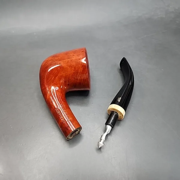 Chacom Artisan 413 Smooth Bent Dublin Estate Briar Pipe, Unsmoked - Image 13