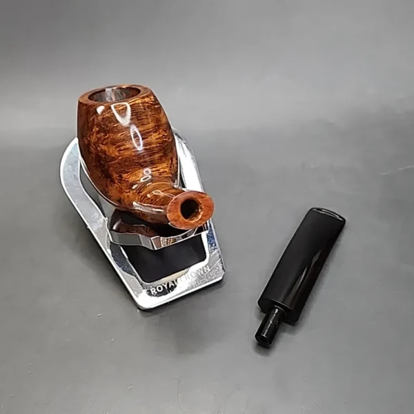 Tsuge Ikebana (Fukuda) Unsmoked Golden Contrast Polonius Estate Briar Pipe - Image 13