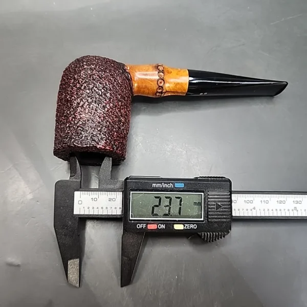 Radice Rind G, Rusticated Stacked Pot Estate Briar Pipe [SOLD OUT] - Image 13
