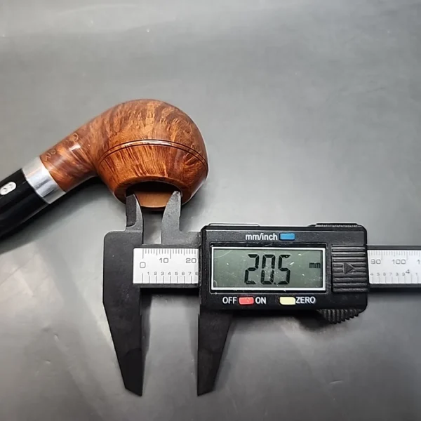 Chacom Golden Grain Smooth Bent Rhodesian Estate Briar Pipe, Unsmoked [SOLD OUT] - Image 13