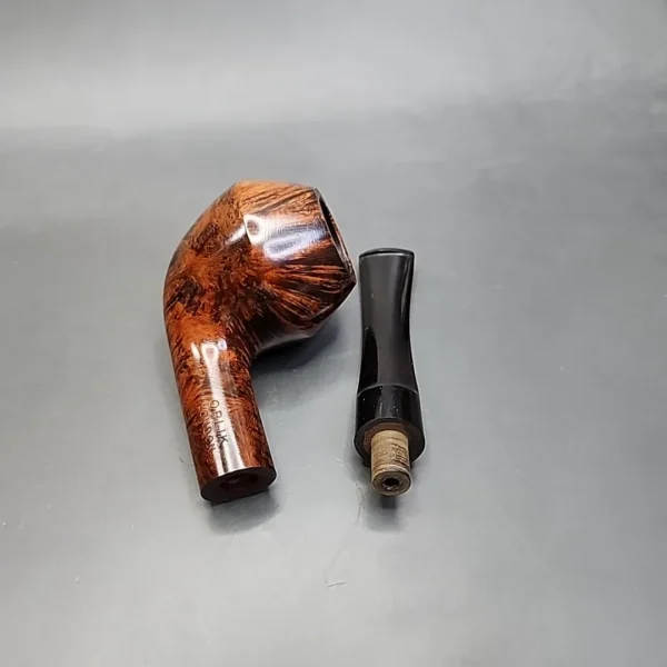 Orlik London Smooth Bent Rhodesian Estate Briar Pipe, Unsmoked [SOLD OUT] - Image 13