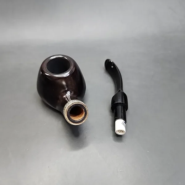 Vauen DeLuxe 039 Smooth Brandy Sitter Estate Briar Pipe, Unsmoked, 9mm [SOLD OUT] - Image 13