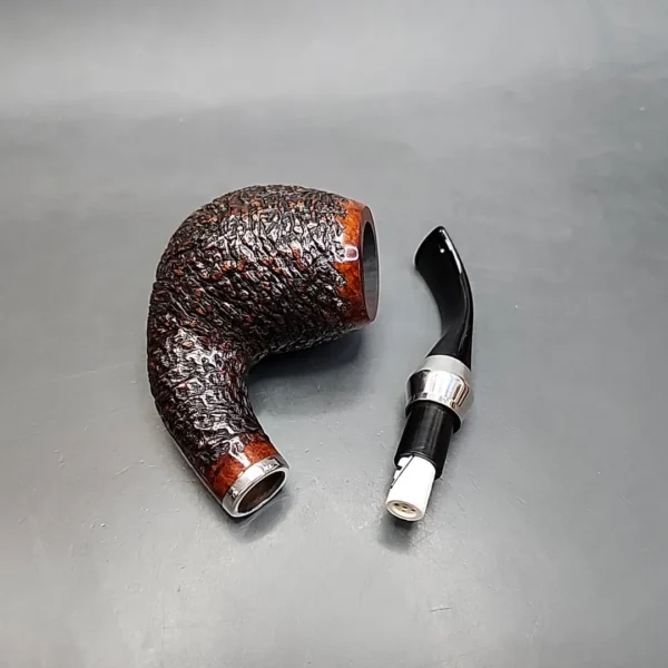 Vauen Select 373 Rusticated Bent Egg Estate Briar Pipe, Unsmoked, 9mm [SOLD OUT] - Image 13