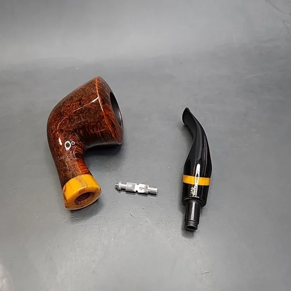 Chacom Richmond 266 Smooth Bent Dublin Estate Briar Pipe, Unsmoked - Image 13