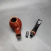 Chacom Trekking 262 Smooth Bent Apple Estate Briar Pipe, Unsmoked, 9mm, Adapter [SOLD OUT] - Image 13