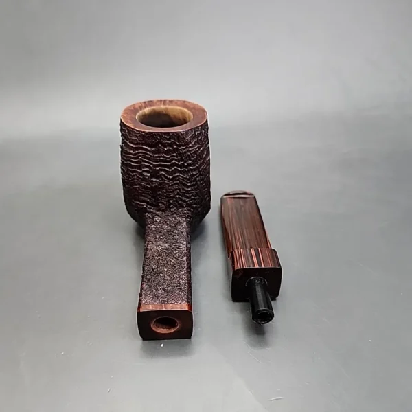 Jack Howell 2020 Sandblasted Panel Estate Briar Pipe [SOLD OUT] - Image 13