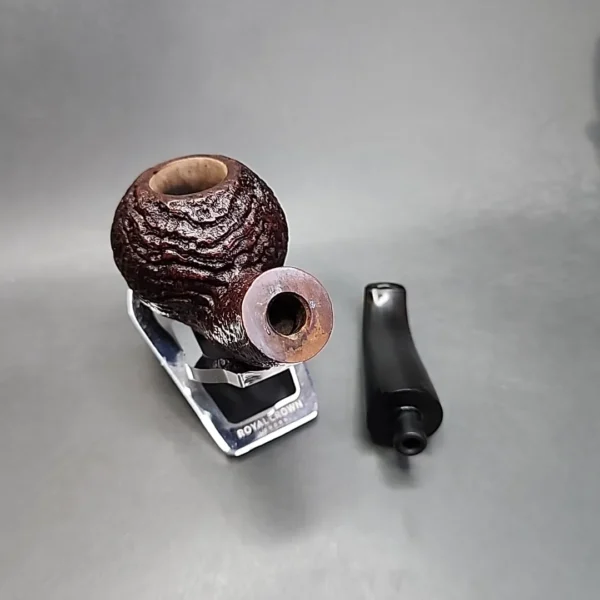 Ryan Alden Ace Sandblasted Bent Author Estate Briar Pipe [SOLD OUT] - Image 13