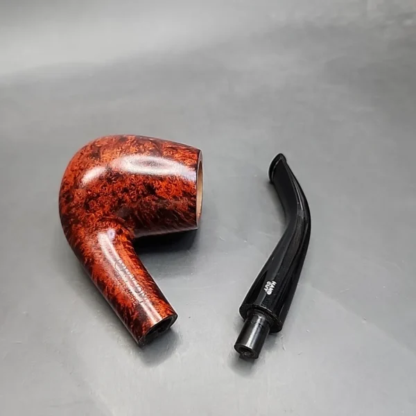 Chacom Centenaire Smooth Bent Billiard Estate Briar Pipe, Unsmoked - Image 13