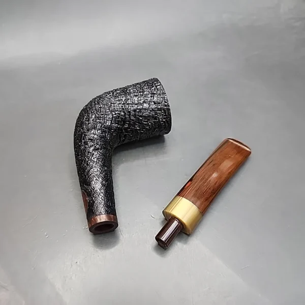 Rad Davis 2011 Sandblasted Zulu Estate Briar Pipe, Unsmoked [SOLD OUT] - Image 13