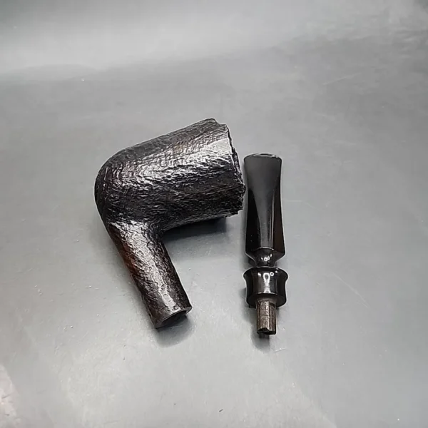 Celius Root Pawn 11 Sandblasted Bent Dublin Estate Briar Pipe [SOLD OUT] - Image 13