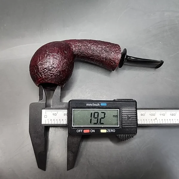 Nathan Armentrout Sandblasted Danish Apple Handmade Briar Pipe, New [SOLD OUT] - Image 13