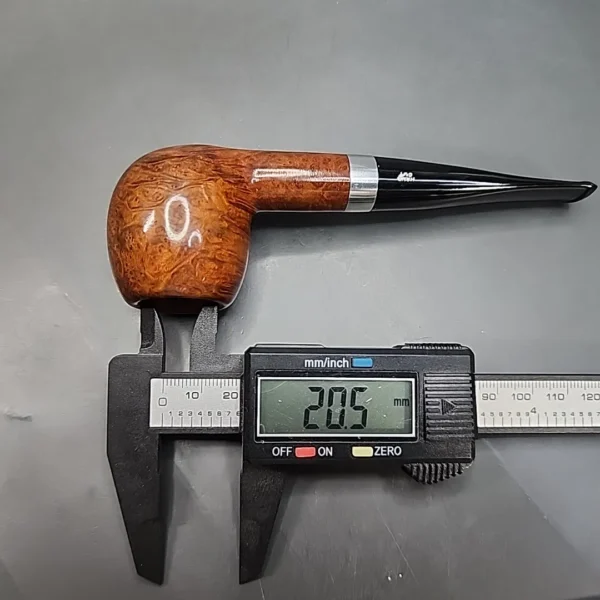 Chacom Golden Grain 168 Smooth Straight Apple Estate Briar Pipe, Unsmoked [SOLD OUT] - Image 13