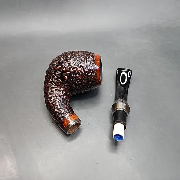 Vauen Select 373 Rusticated Bent Egg Estate Briar Pipe, Unsmoked, 9mm [SOLD OUT] - Image 13