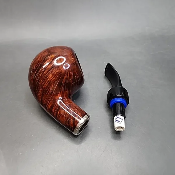 Vauen McRooty 10 Smooth Bent Apple Estate Briar Pipe, Unsmoked, 9mm [SOLD OUT] - Image 13