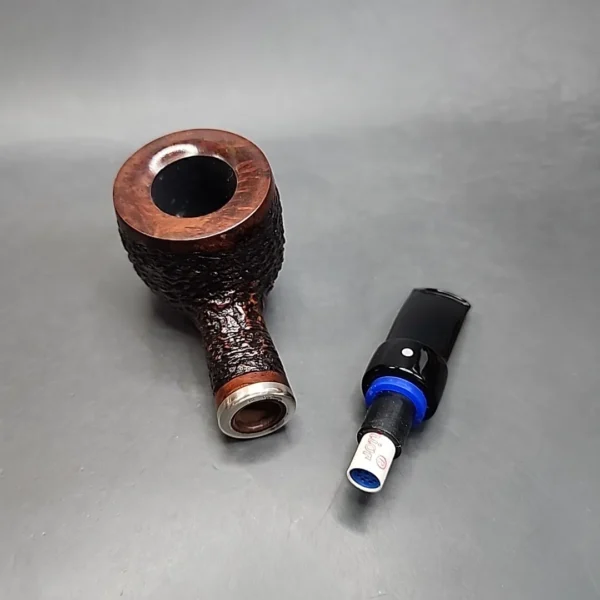 Vauen McRooty 414 Rusticated Bent Pot Estate Briar Pipe, Unsmoked, 9mm [SOLD OUT] - Image 13