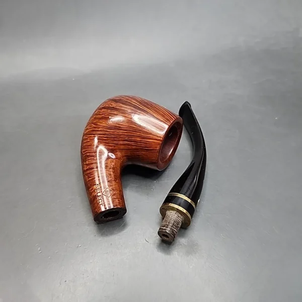 BBB Select 304 Smooth Bent Billiard Estate Briar Pipe, Unsmoked [SOLD OUT] - Image 13