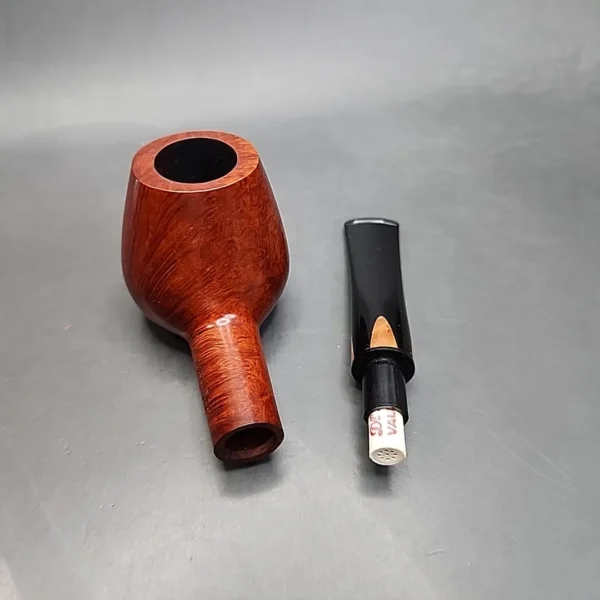 Vauen by Barontini 64, Smooth Straight Brandy Estate Briar Pipe, Unsmoked, 9mm - Image 14