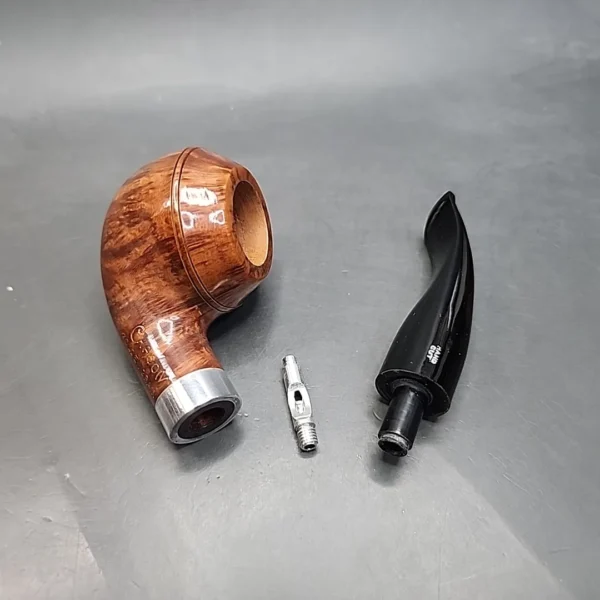 Chacom Golden Grain Smooth Bent Rhodesian Estate Briar Pipe, Unsmoked [SOLD OUT] - Image 14